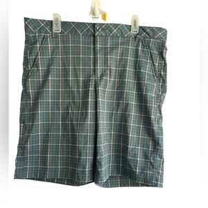 FILA Mens Classic Fit Golf Shorts Gray Plaid• Size: 38 • Used